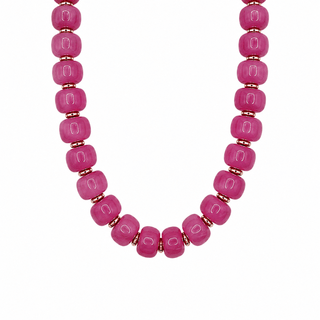 Kenze Penne, Inc. Jewelry - Necklaces Chunky Resin Necklace Hot Pink
