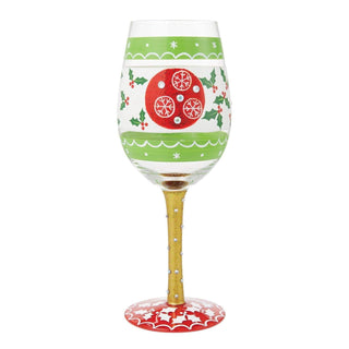 Lolita Glasses Home - Drinkware In Full Cheer Lolita Holiday Wine Glass