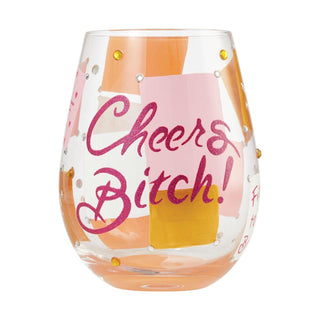 Lolita Glasses Home - Drinkware Lolita Stemless Wine Glass Cheers Bitch