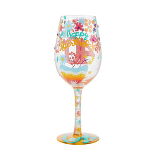 Lolita Glasses Home - Drinkware Lolita Wine Glass Happy 40th Birthday