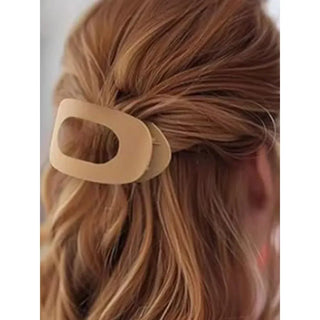 Love and Repeat Accessories - Hair Accessories Neutral Tones Matte French Design Flat Hair  Claw Clips