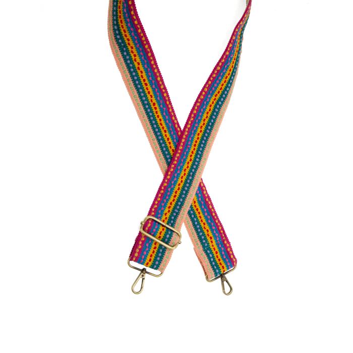 Multi Summer Bright Colors Guitar Strap