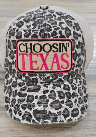 Lucky Girl Accessories - Hats Choosin' Texas Baseball Hat