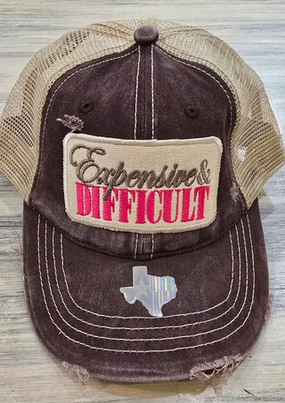 Lucky Girl Accessories - Hats Expensive & Difficult Trucker Hat