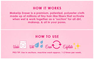 MakeUp Eraser Home - Personal Care Original Pink 7-Day Set MakeUp Eraser