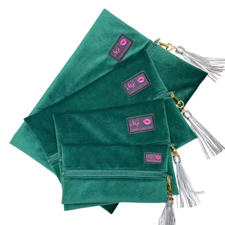 Makeup Junkie Bags Home - Travel Makeup Junkie Bags 4 sizes - Emerald
