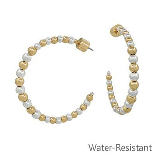 Meghan Browne Style Jewelry - Earrings Spirit Gold/Silver Beaded Earrings