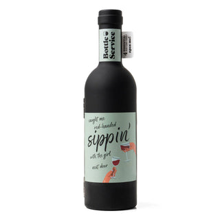 Modern Monkey Home - Drinkware Caught me sippin' red-handed Bottle Service Wine Accessories Set