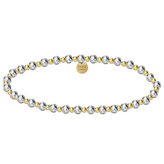 bara boheme Jewelry - Bracelets Nicole Two-Tone Stretchy Bracelet Silver/Gold