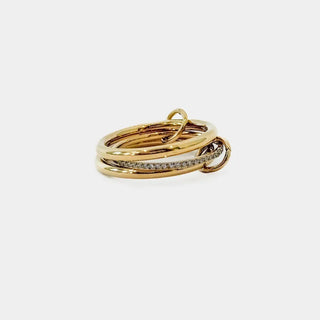 Pretty Simple Jewelry - Rings Layered in Diamonds Ring Gold