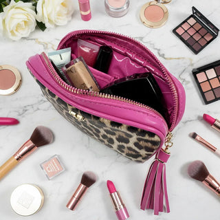 PurseN Home - Travel Glam Makeup Case Fierce Leopard