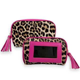 PurseN Home - Travel Glam Makeup Case Fierce Leopard