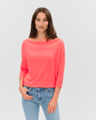 Six Fifty Clothing Tops - Blouse Anywhere Top Short Sleeve Tangerine