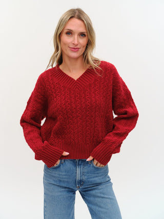 Six Fifty Clothing Tops - Sweaters Xsm Sale Camden Cable Knit Sweater