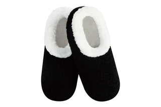Snoozies Loungewear- Sleepwear - Slippers Black / Sm - 5/6 Snoozies Sherpa Slippers
