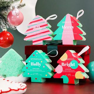 Spongelle Home - Personal Care Holiday Tree Buffer 4 Scents