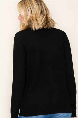 Staccato Tops - Sweaters Cardigan Sweater w/White Inner Layered Button Down