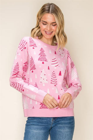 Staccato Tops - Sweaters Christmas Tree Long Sleeve Sweater