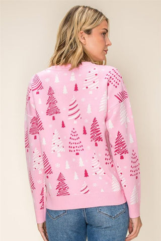 Staccato Tops - Sweaters Christmas Tree Long Sleeve Sweater