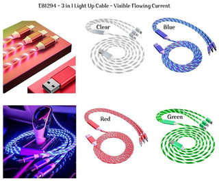 TechTrendz Home - Phone Accessories Light Up Cable All-in-One