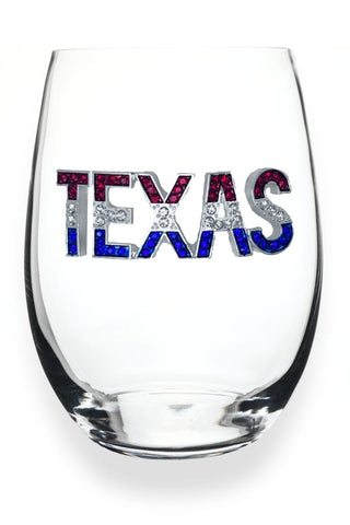 The Queens' Jewels Home - Drinkware Texas Stemless Wine Glass