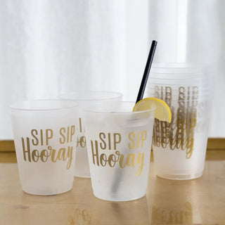 The Royal Standard Home - Drinkware Sip Sip Hooray Party Cups