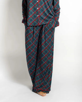 The Royal Standard Loungewear- Sleepwear - Bottoms Xsm Layton Plaid Sleep Pants Navy/Red/Green