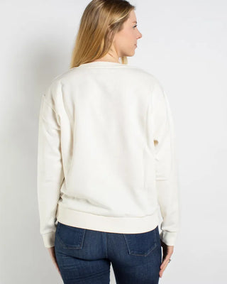 The Royal Standard Tops - Sweatshirt Nutcracker Silhouette Sweatshirt White/Pink/Green