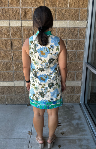 THML Dresses Sleeveless Floral Print Dress