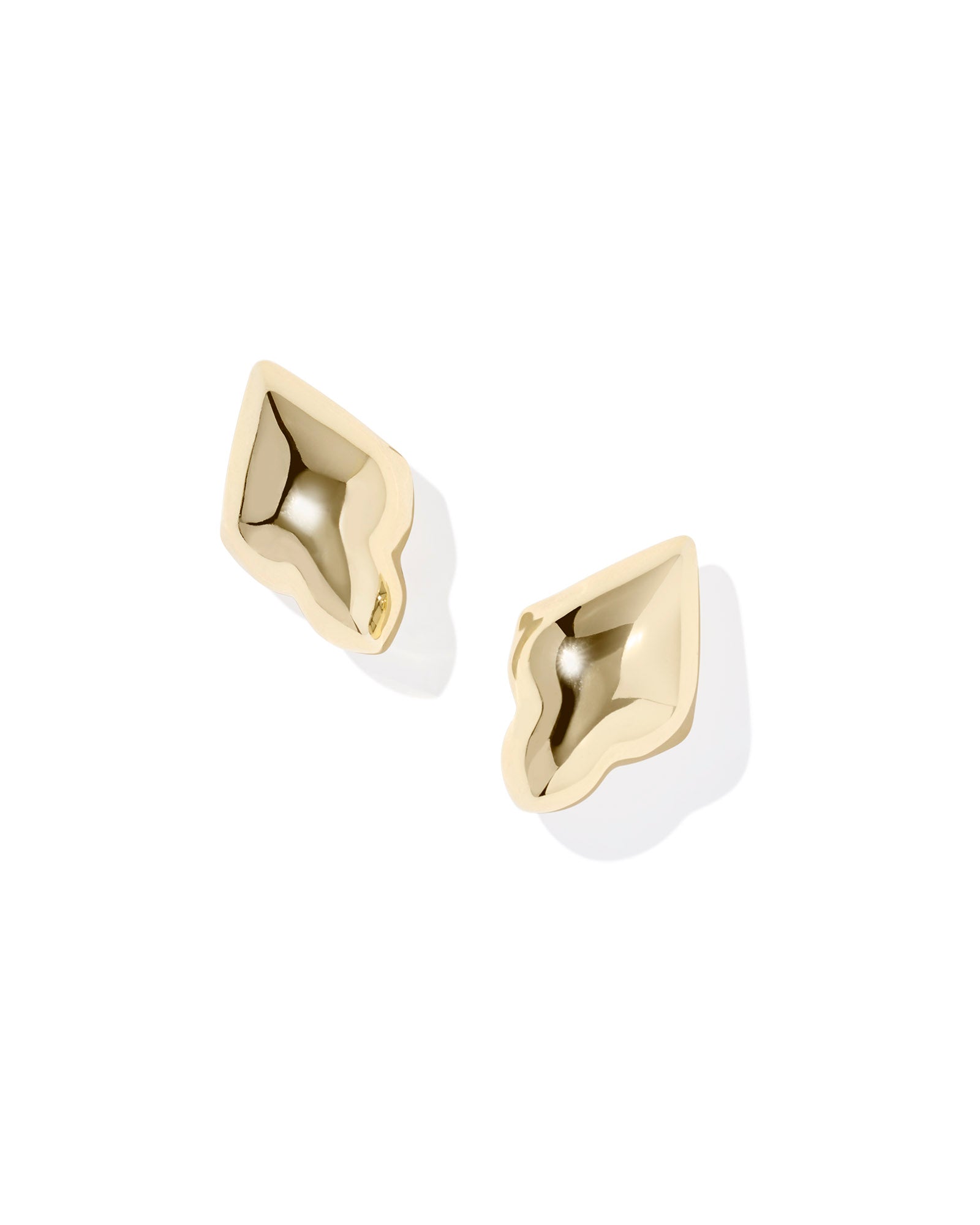 Sale Adeline Gold Metal Stud Earrings