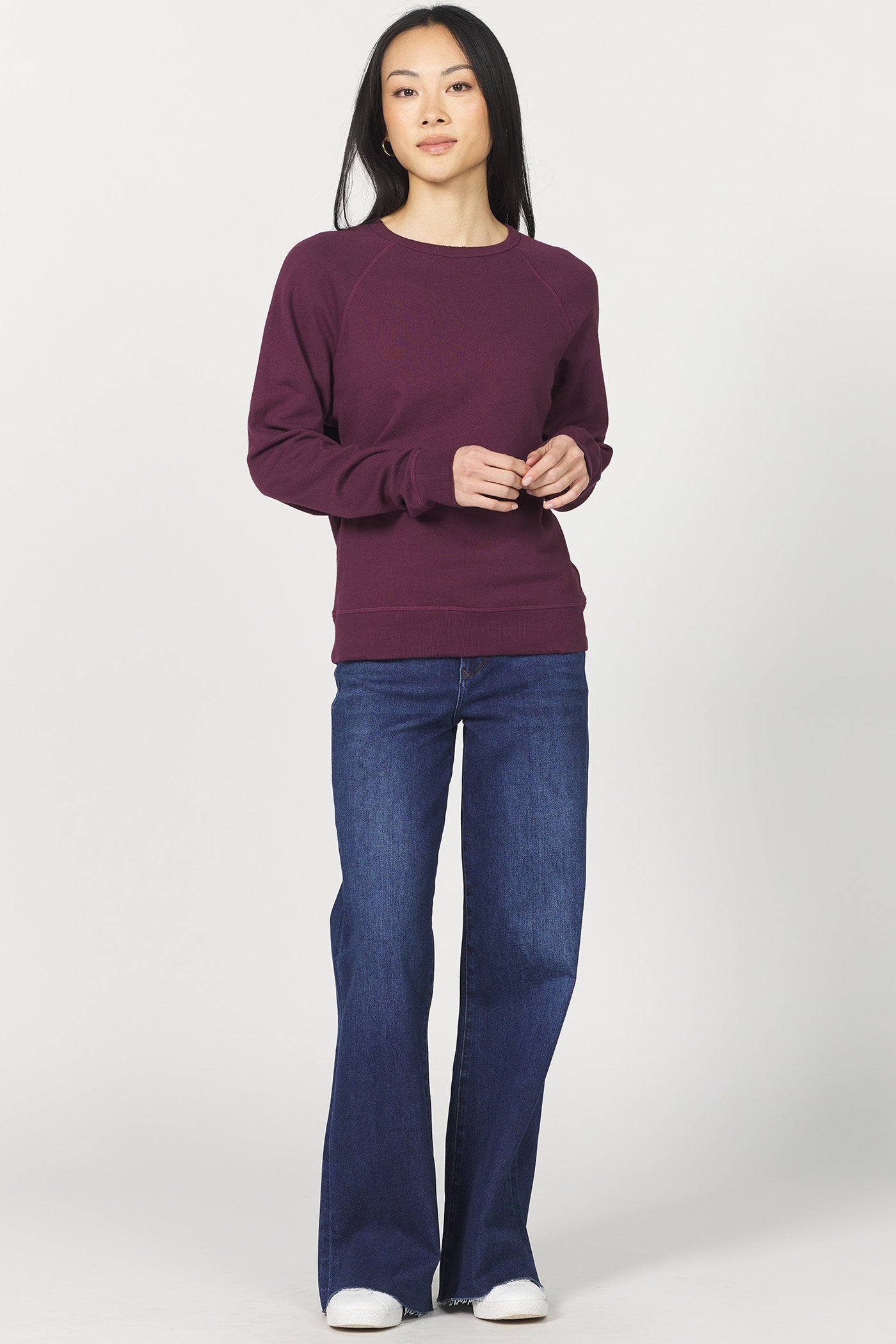 Sale Lilja Long Sleeve Sweater Fig