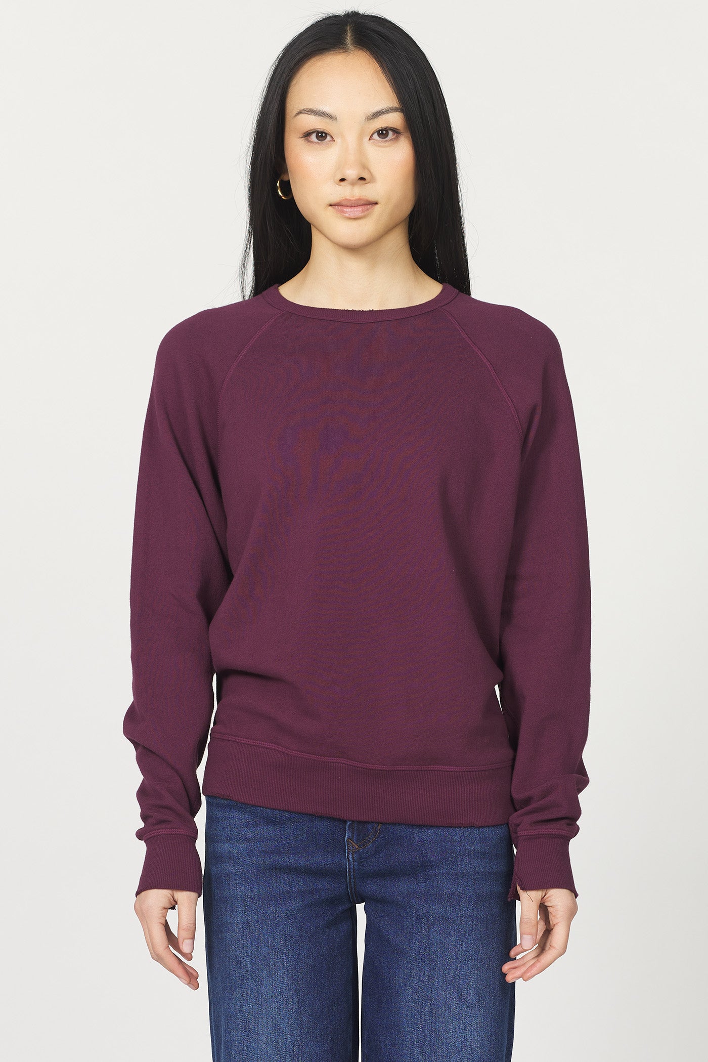 Sale Lilja Long Sleeve Sweater Fig