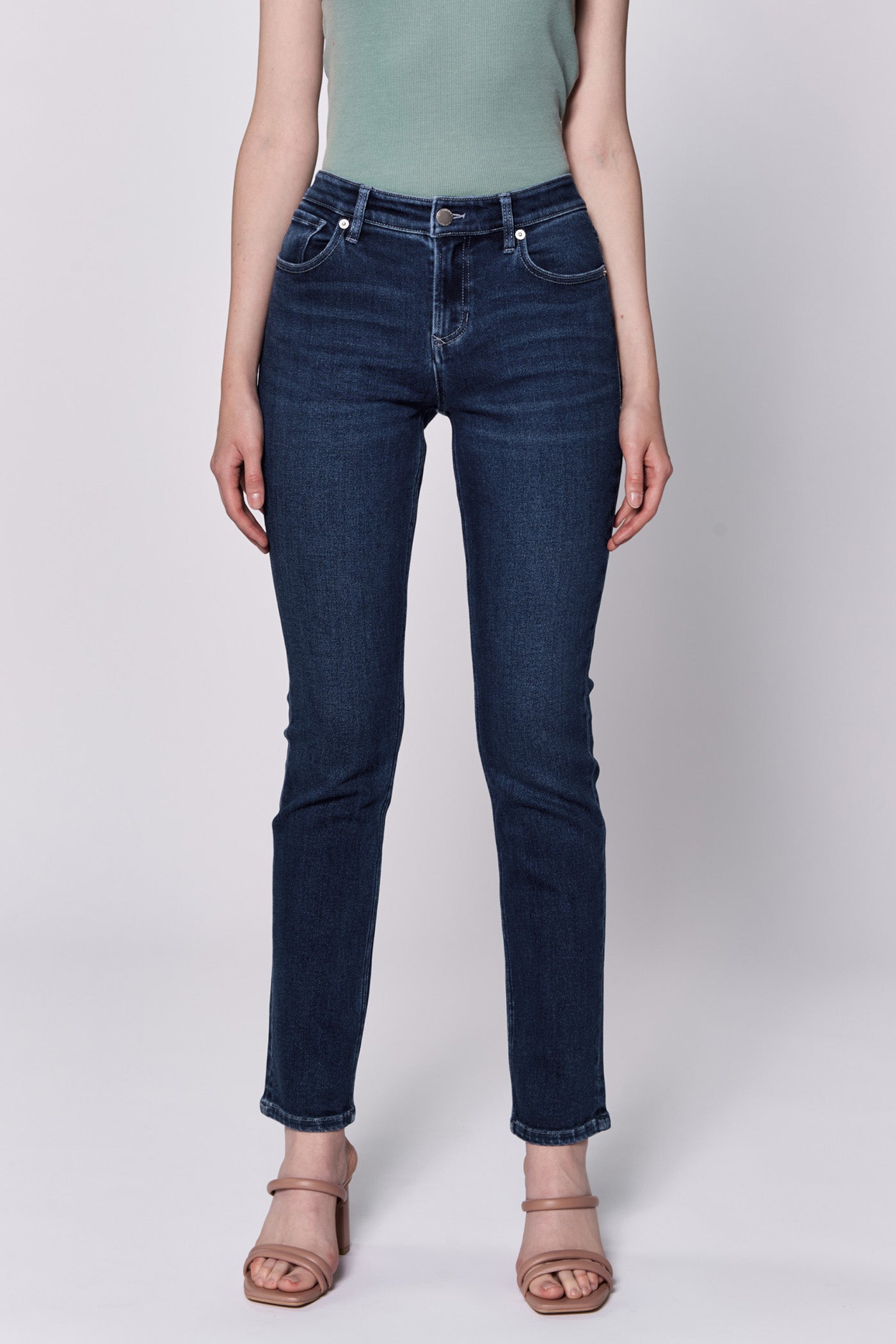 Blaire Slim Straight Jeans Riviera