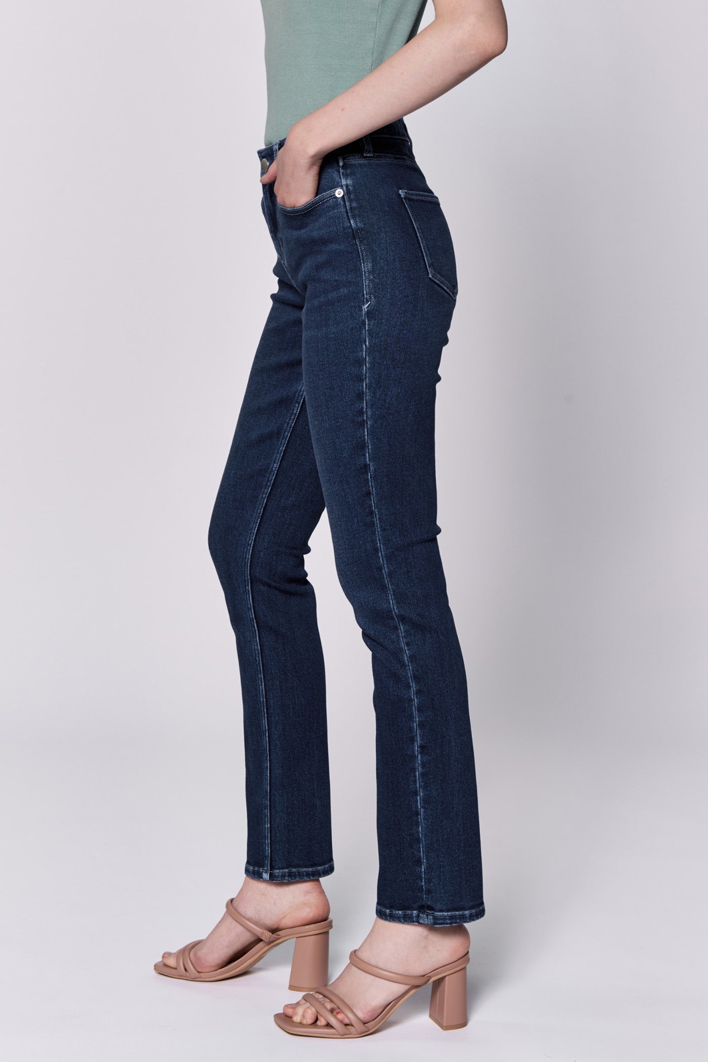 Blaire Slim Straight Jeans Riviera