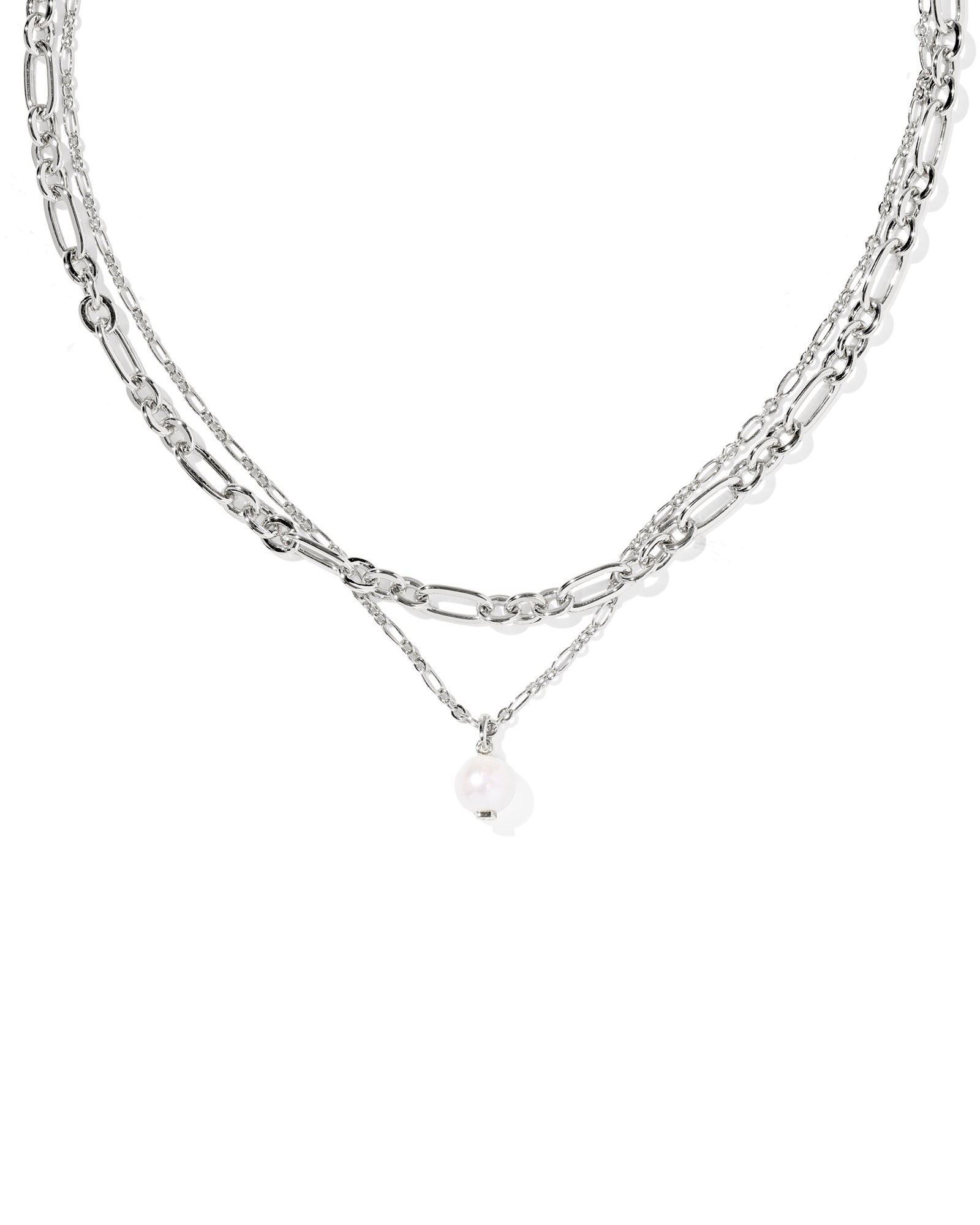 Ashton Silver Multi Strand Necklace
