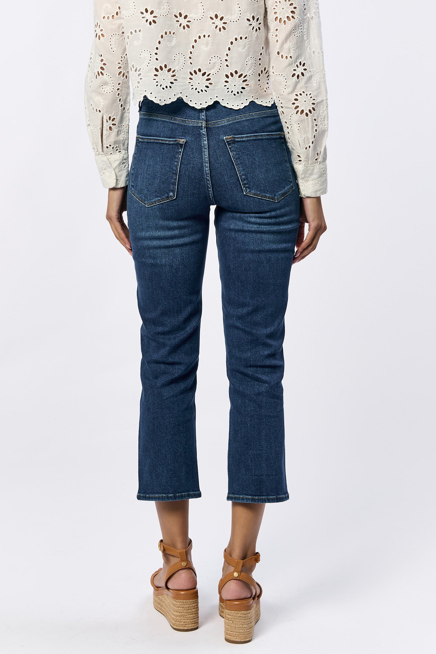 Frankie Straight Leg High Rise Jeans Iguaza