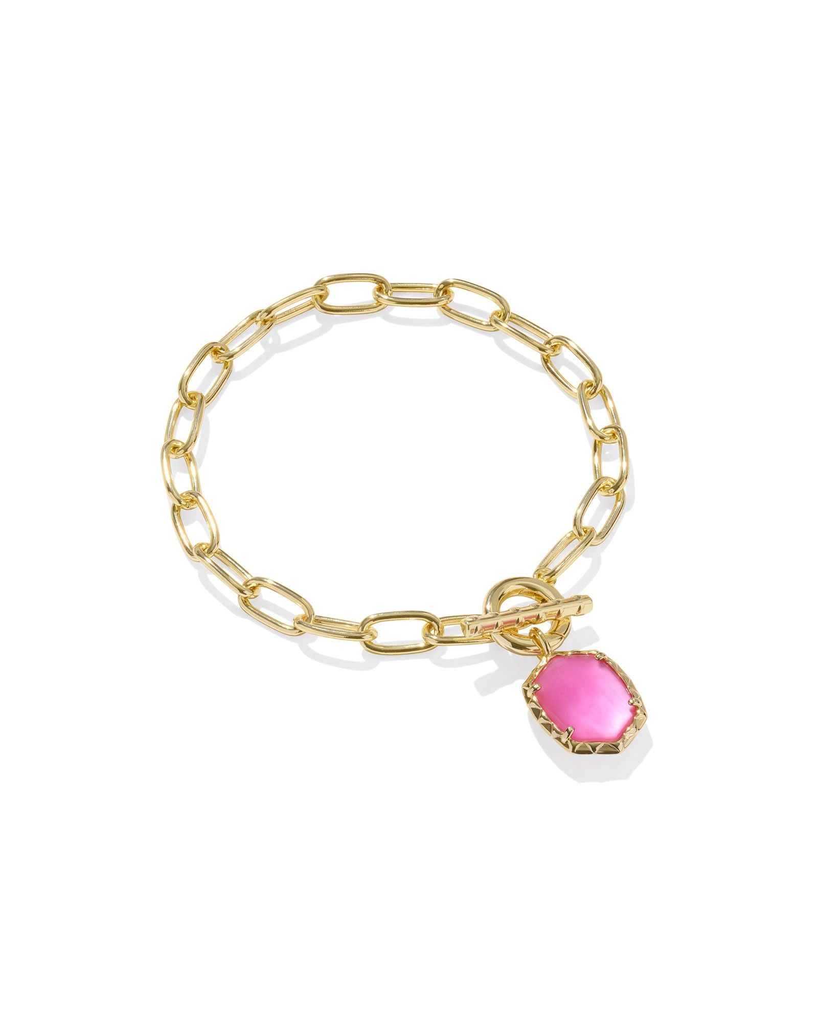 Daphne Gold Link and Chain Bracelet Azalea Illusion