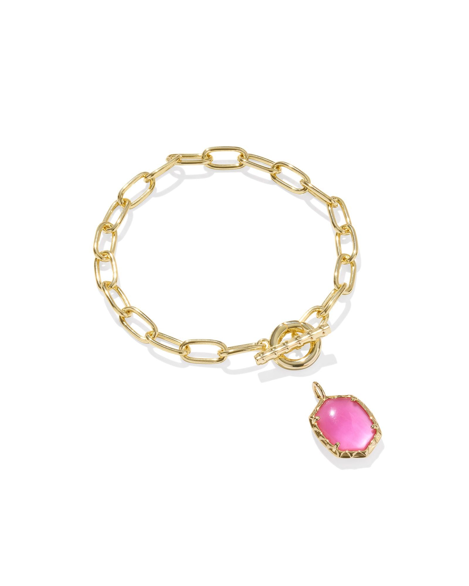 Daphne Gold Link and Chain Bracelet Azalea Illusion