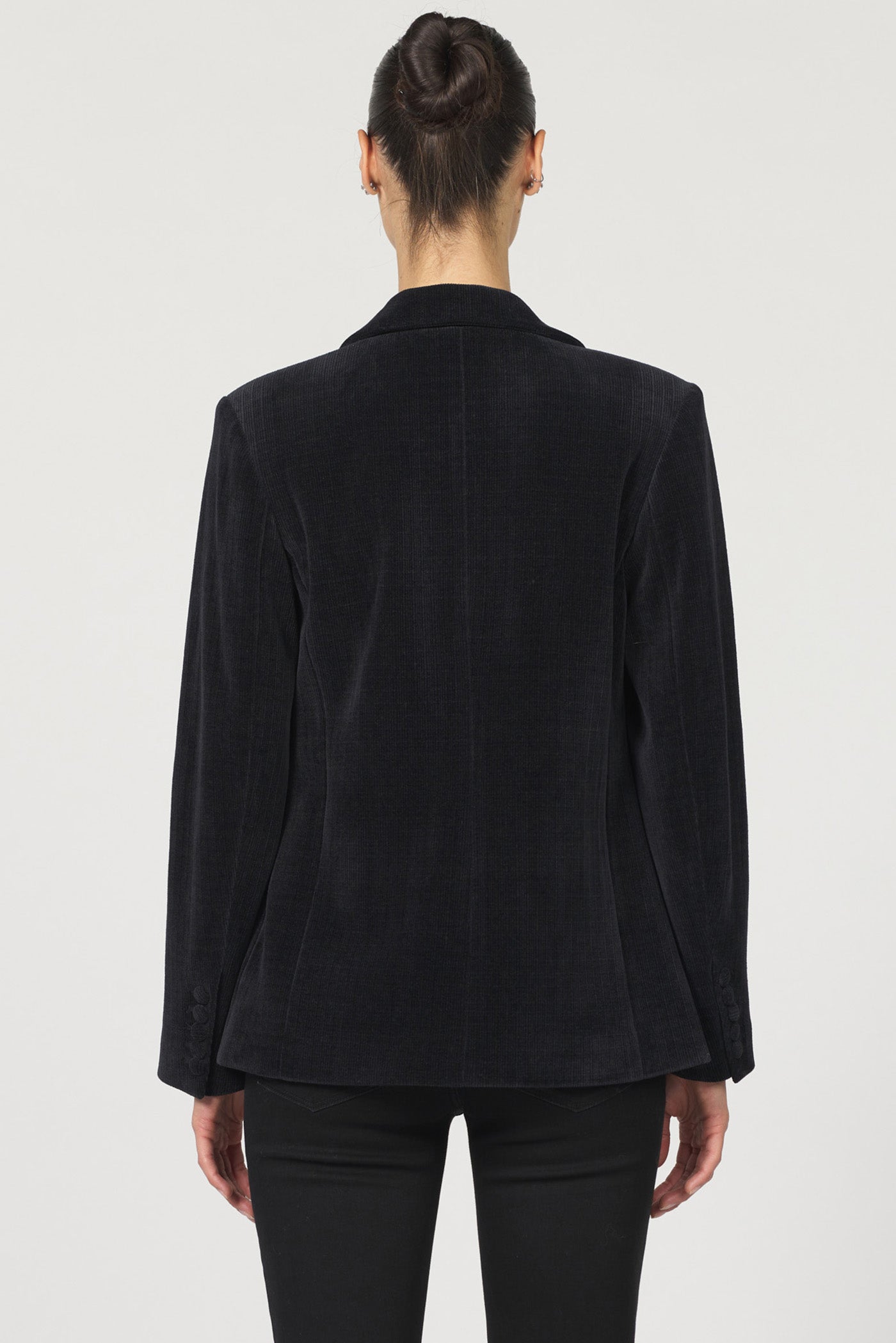 Sale Elfi Single-Breasted Collared Blazer  Black