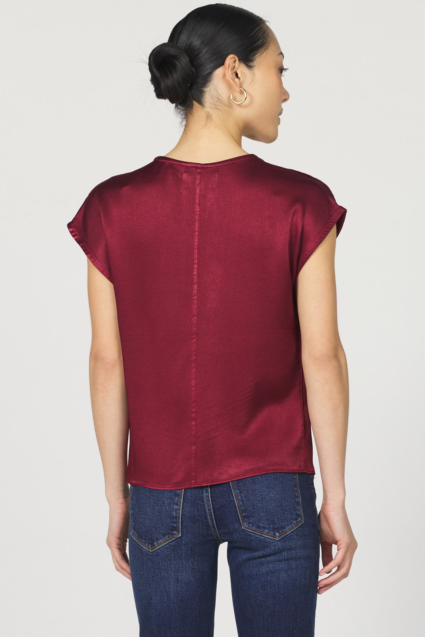 Sale Kristen Short Sleeve Blouse Tibetan Red
