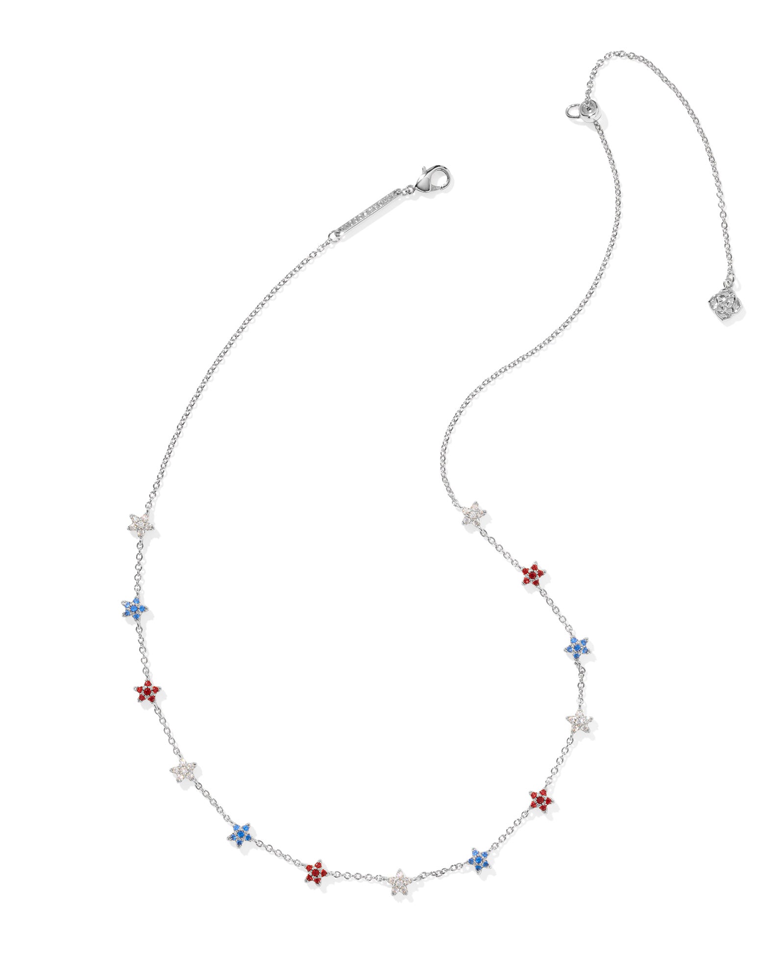 Sierra Star Silver Crystal Strand Necklace