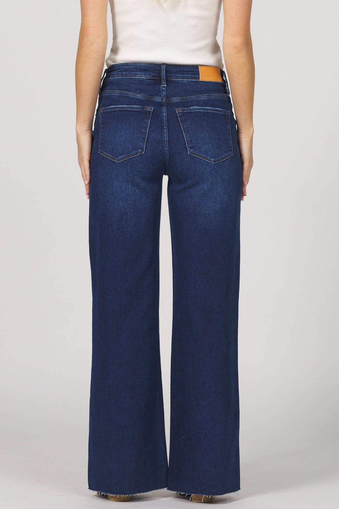 Micah Mid-Rise Wide Leg Jeans Night