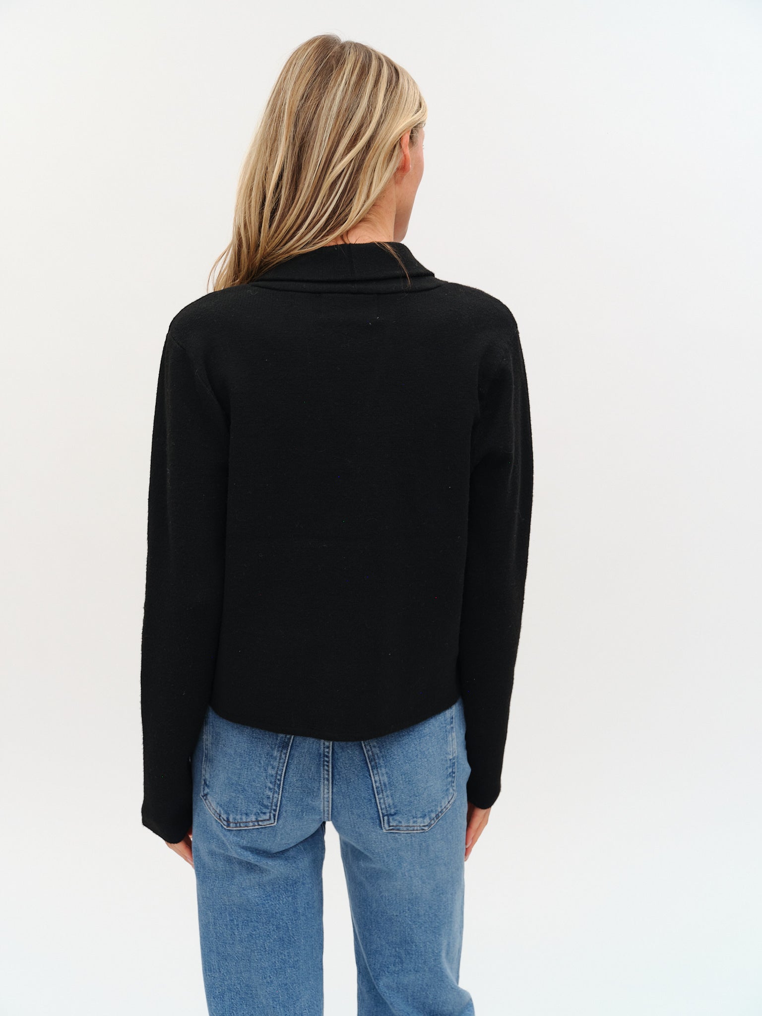 Lynn Knit Blazer Black