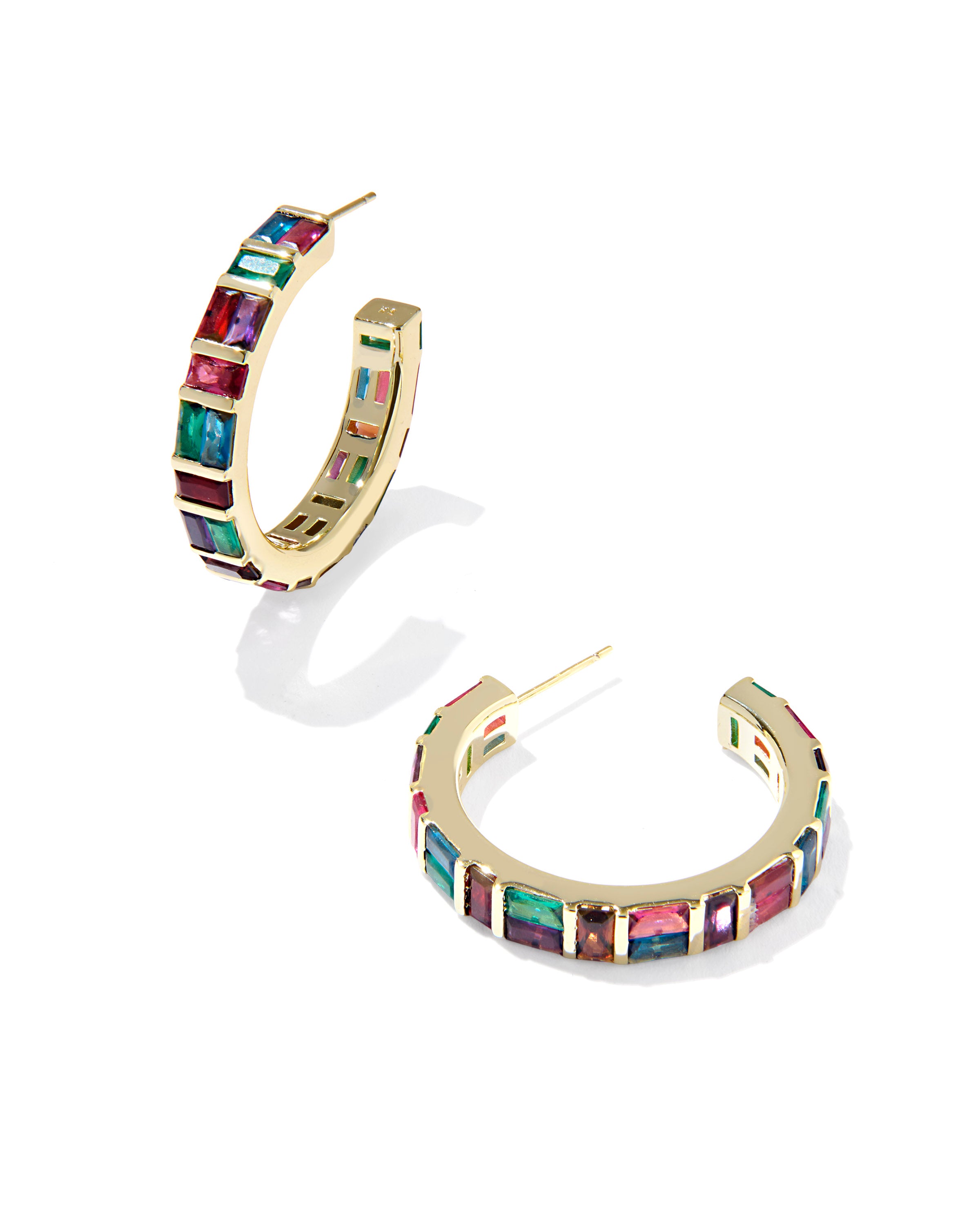 Sale Jamie Gold Hoop Earrings Multi Mix