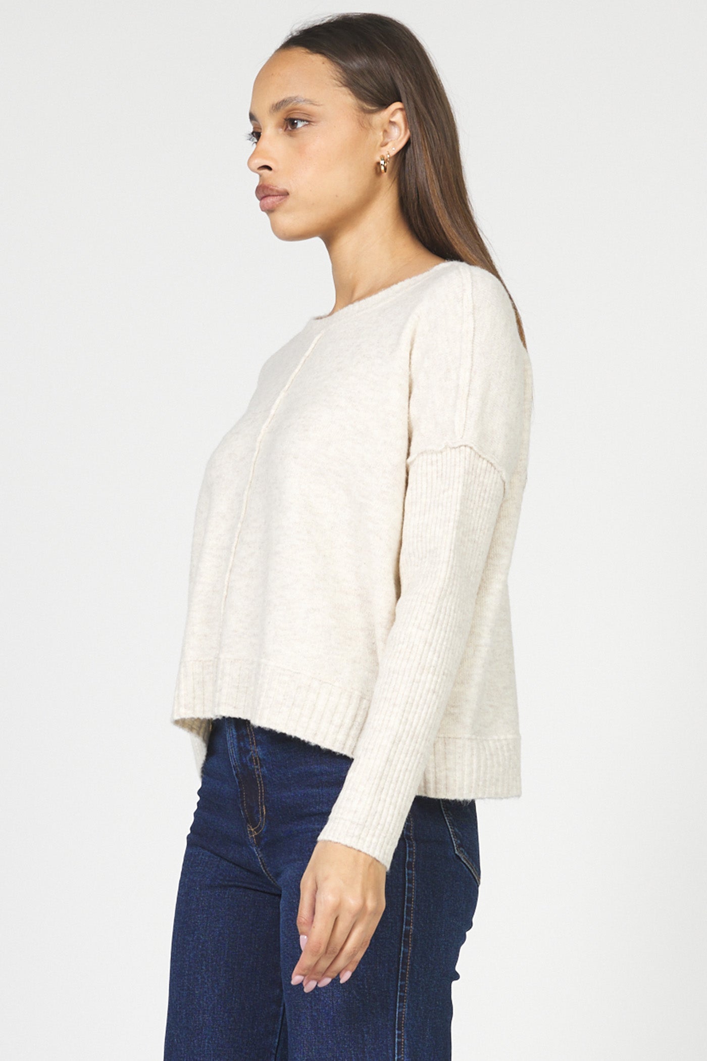 Ayat Long Sleeve Sweater Cream