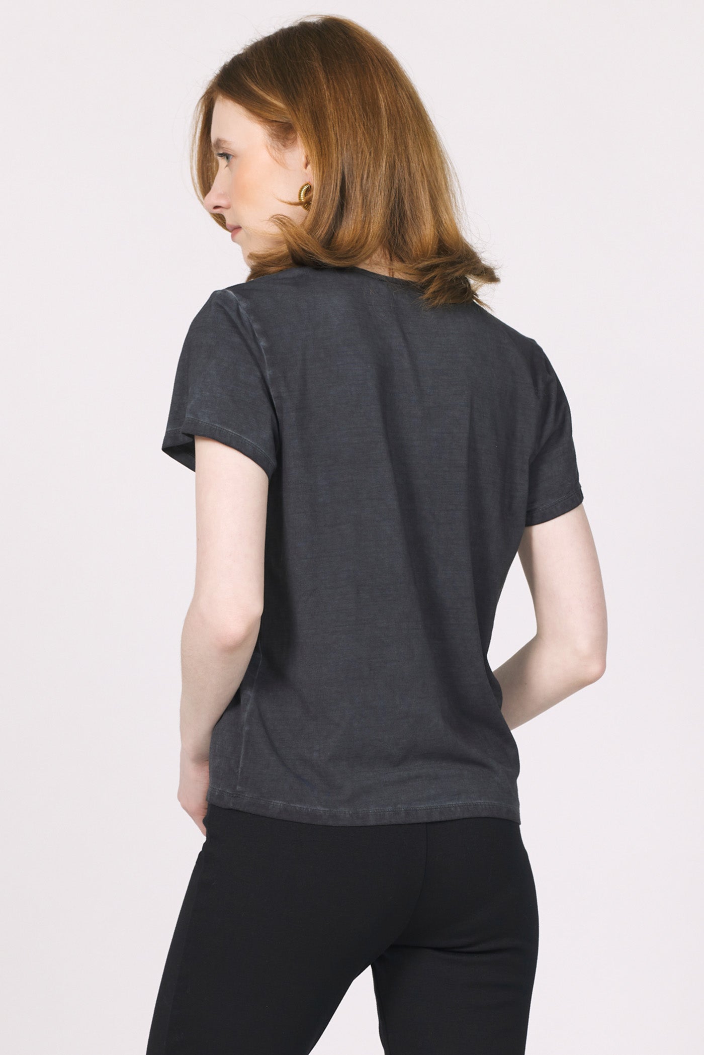 Ramon Short Sleeve Top w/Silver Detailing