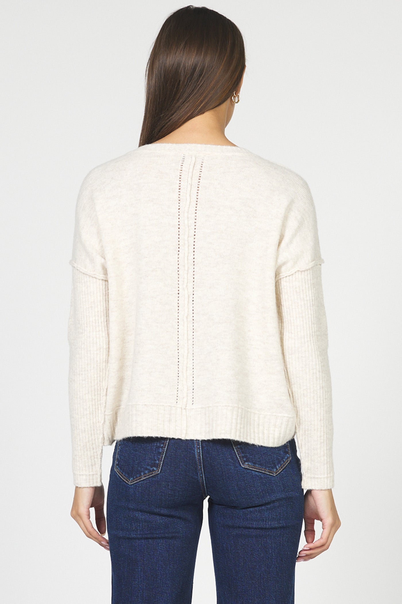 Ayat Long Sleeve Sweater Cream