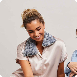 Warmies Loungewear- Sleepwear Warmies Neck Wrap Curly Gray