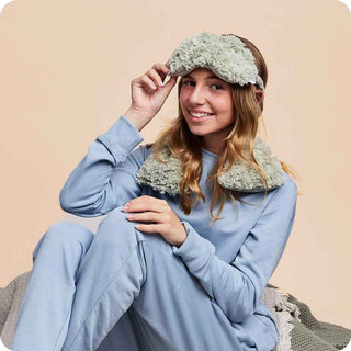 Warmies Loungewear- Sleepwear Warmies Neck Wrap Curly Sage