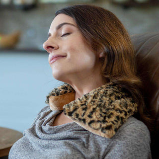 Warmies Loungewear- Sleepwear Warmies Neck Wrap Tawny Leopard